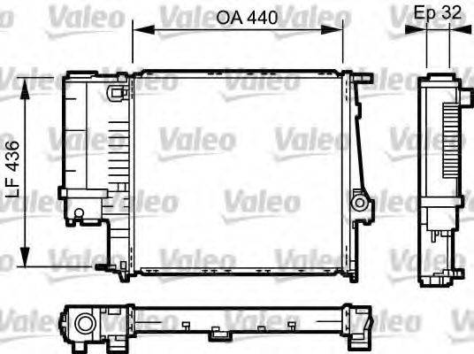 VALEO 731511 Радиатор, охлаждение двигателя