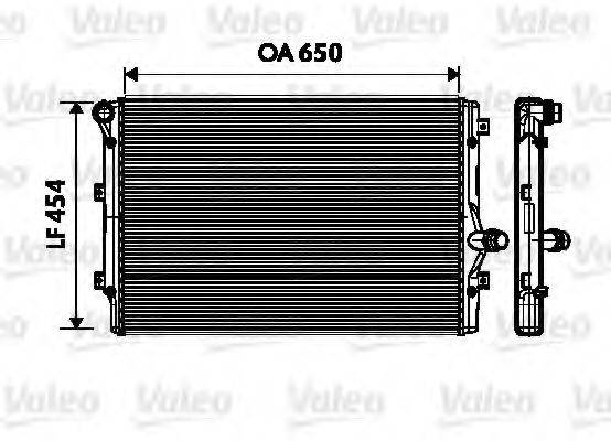 VALEO 734333 Радиатор, охлаждение двигателя
