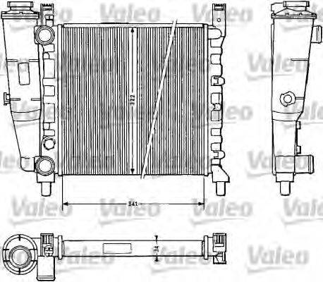 VALEO 811385 Радиатор, охлаждение двигателя