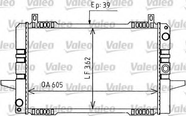 VALEO 819170 Радиатор, охлаждение двигателя