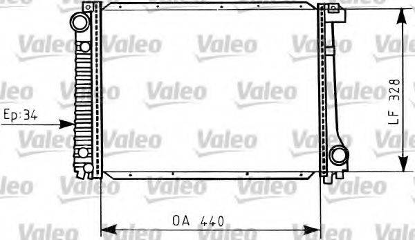 VALEO 819398 Радиатор, охлаждение двигателя