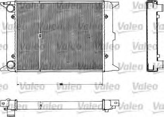 VALEO 883422 Радиатор, охлаждение двигателя