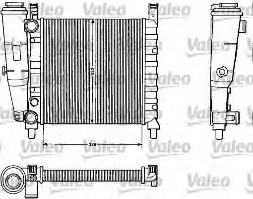 VALEO 883812 Радиатор, охлаждение двигателя