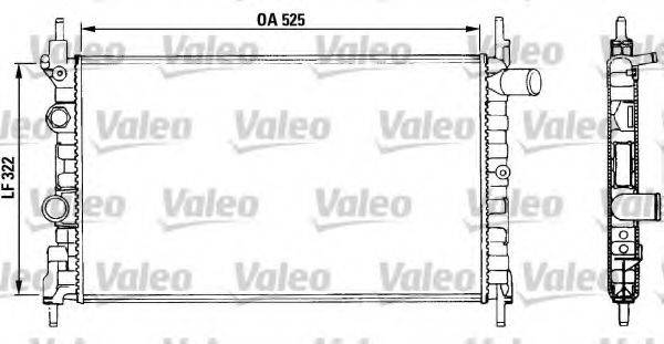 VALEO 883880 Радиатор, охлаждение двигателя