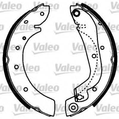Комплект тормозных колодок VALEO 554808