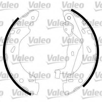 Комплект тормозных колодок VALEO 564013