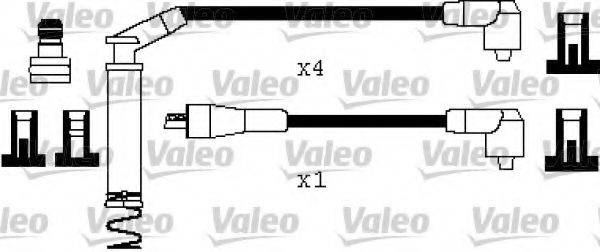 VALEO 346401 Комплект проводов зажигания