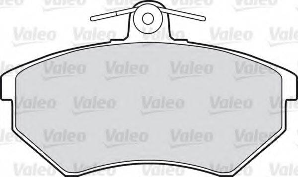 VALEO 551616 Комплект тормозных колодок, дисковый тормоз