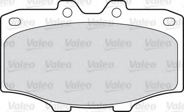 VALEO 551662 Комплект тормозных колодок, дисковый тормоз