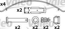 Комплект тормозных колодок, дисковый тормоз VALEO 548679