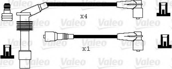 VALEO 346010 Комплект проводов зажигания
