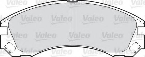 VALEO 601020 Комплект тормозных колодок, дисковый тормоз