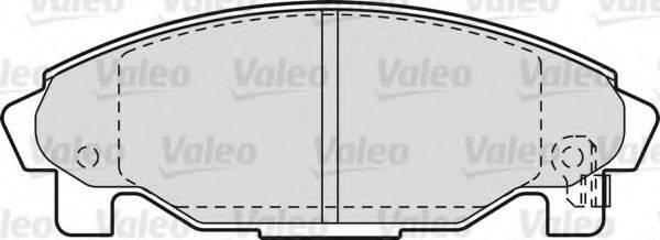 VALEO 598850 Комплект тормозных колодок, дисковый тормоз