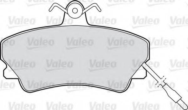 Комплект тормозных колодок, дисковый тормоз VALEO 540534