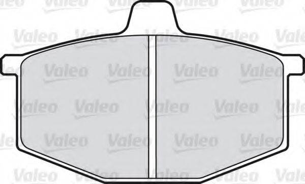 VALEO 540312 Комплект тормозных колодок, дисковый тормоз