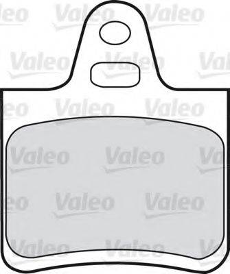 Комплект тормозных колодок, дисковый тормоз VALEO 598148