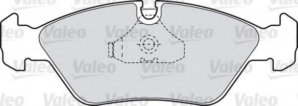 VALEO 540424 Комплект тормозных колодок, дисковый тормоз