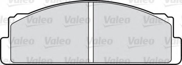 VALEO 598603 Комплект тормозных колодок, дисковый тормоз