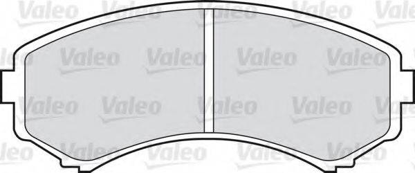 VALEO 598515 Комплект тормозных колодок, дисковый тормоз