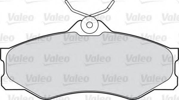 VALEO 598027 Комплект тормозных колодок, дисковый тормоз
