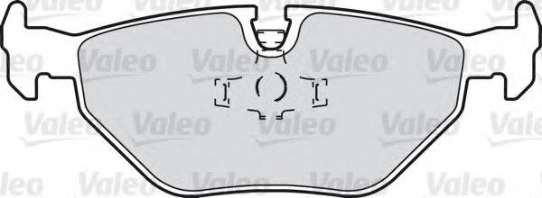 VALEO 598259 Комплект тормозных колодок, дисковый тормоз