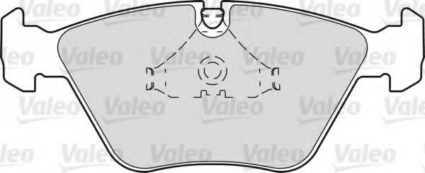 VALEO 598231 Комплект тормозных колодок, дисковый тормоз