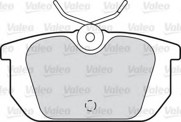 Комплект тормозных колодок, дисковый тормоз VALEO 551040