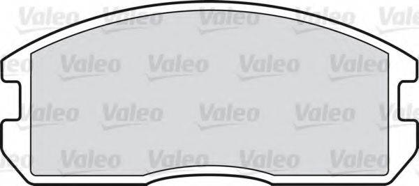 VALEO 551705 Комплект тормозных колодок, дисковый тормоз