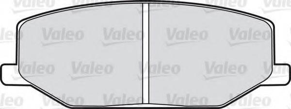 VALEO 598021 Комплект тормозных колодок, дисковый тормоз