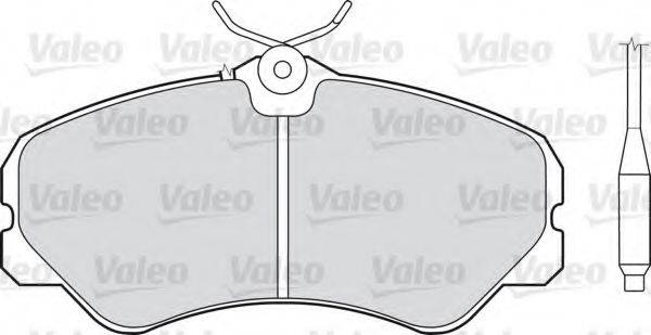 VALEO 598138 Комплект тормозных колодок, дисковый тормоз