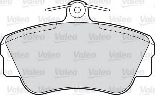 Комплект тормозных колодок, дисковый тормоз VALEO 540538