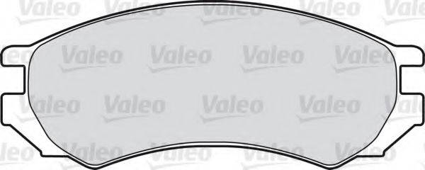 Комплект тормозных колодок, дисковый тормоз VALEO 540461