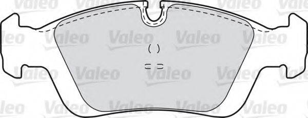 VALEO 598018 Комплект тормозных колодок, дисковый тормоз