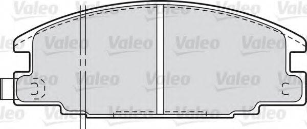 Комплект тормозных колодок, дисковый тормоз VALEO 551759