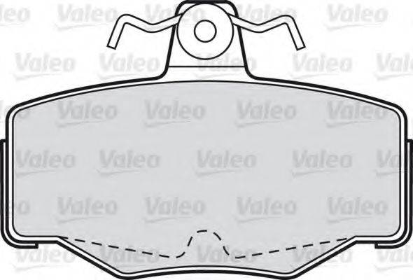 Комплект тормозных колодок, дисковый тормоз VALEO 551760