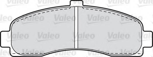 Комплект тормозных колодок, дисковый тормоз VALEO 540564