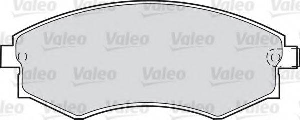 Комплект тормозных колодок, дисковый тормоз VALEO 551779
