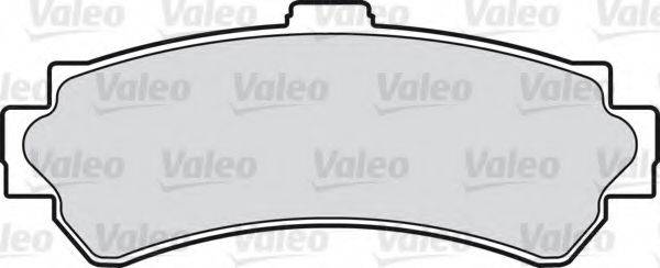VALEO 598449 Комплект тормозных колодок, дисковый тормоз