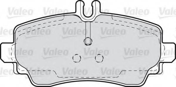 VALEO 598582 Комплект тормозных колодок, дисковый тормоз