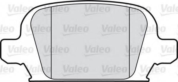 VALEO 598457 Комплект тормозных колодок, дисковый тормоз