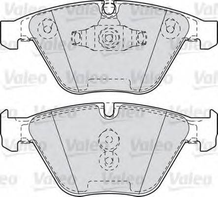 VALEO 601027 Комплект тормозных колодок, дисковый тормоз