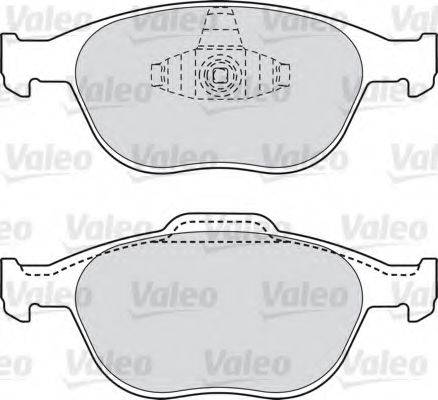 VALEO 598639 Комплект тормозных колодок, дисковый тормоз