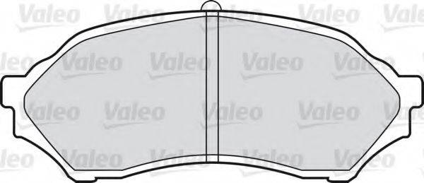 VALEO 598548 Комплект тормозных колодок, дисковый тормоз