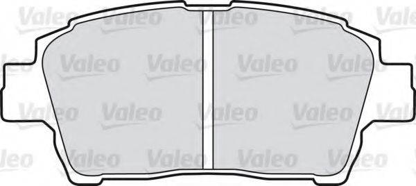VALEO 598737 Комплект тормозных колодок, дисковый тормоз