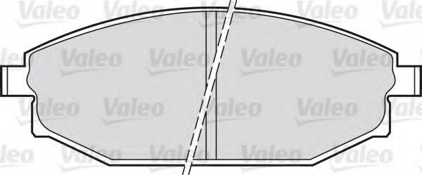 VALEO 598504 Комплект тормозных колодок, дисковый тормоз