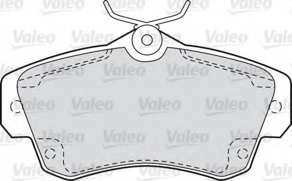 VALEO 598543 Комплект тормозных колодок, дисковый тормоз