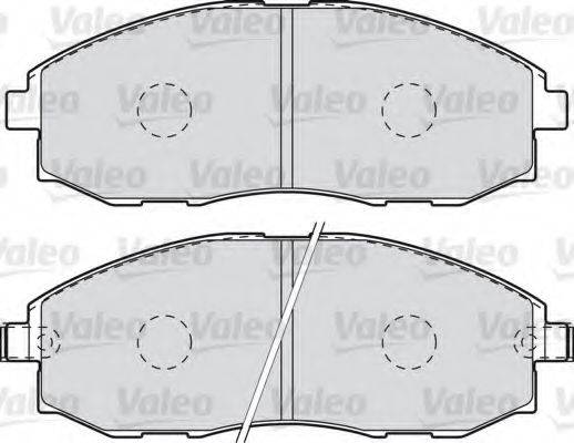 VALEO 598908 Комплект тормозных колодок, дисковый тормоз