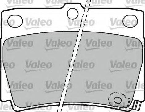 VALEO 598778 Комплект тормозных колодок, дисковый тормоз