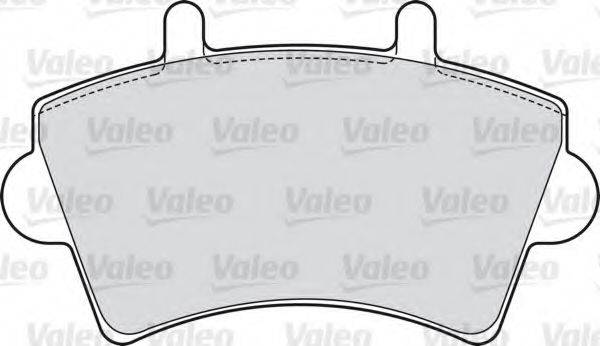 VALEO 598537 Комплект тормозных колодок, дисковый тормоз