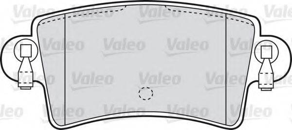 VALEO 598538 Комплект тормозных колодок, дисковый тормоз
